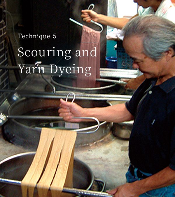 Technique 5 Scouring and yarn dyeing